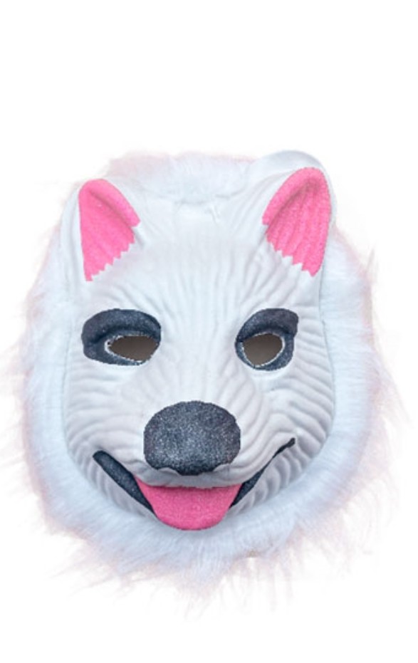 Máscara Perrito Blanco